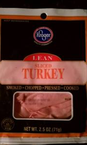 Kroger Lean Sliced Smoked Turkey