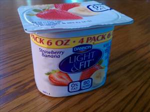 Dannon Light & Fit Yogurt - Strawberry & Banana