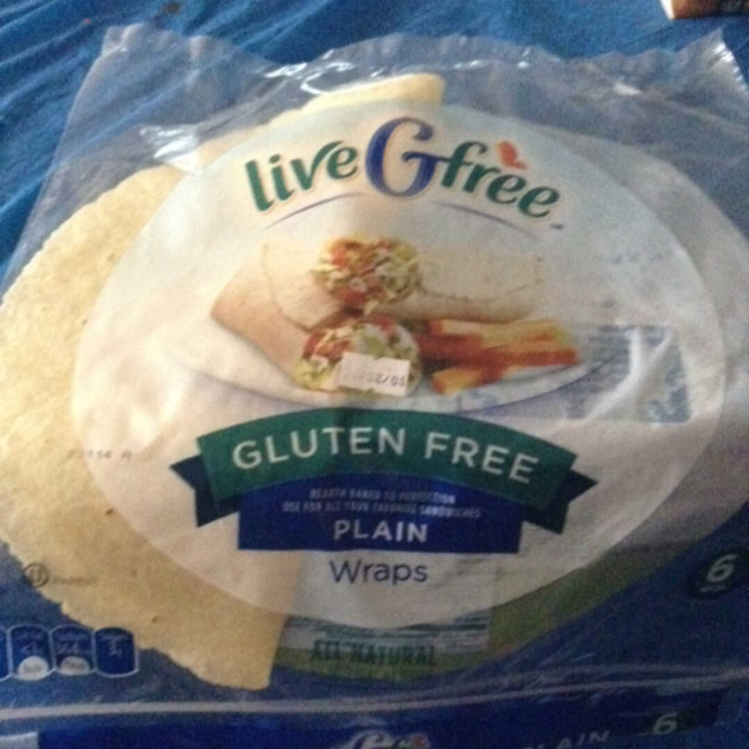 Live G Free Gluten Free Plain Wraps