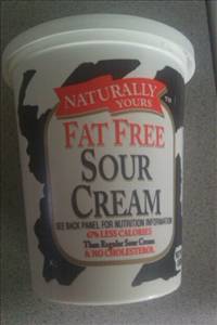 Naturally Yours Fat Free Sour Cream