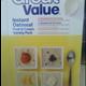 Great Value Fruit & Cream Instant Oatmeal