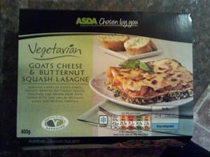 Asda Chosen By You Goat's Cheese & Butternut Squash Lasagne