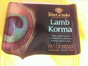 Jewel of India Lamb Korma