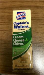 Lance Captain's Wafers Cream Cheese and Chives