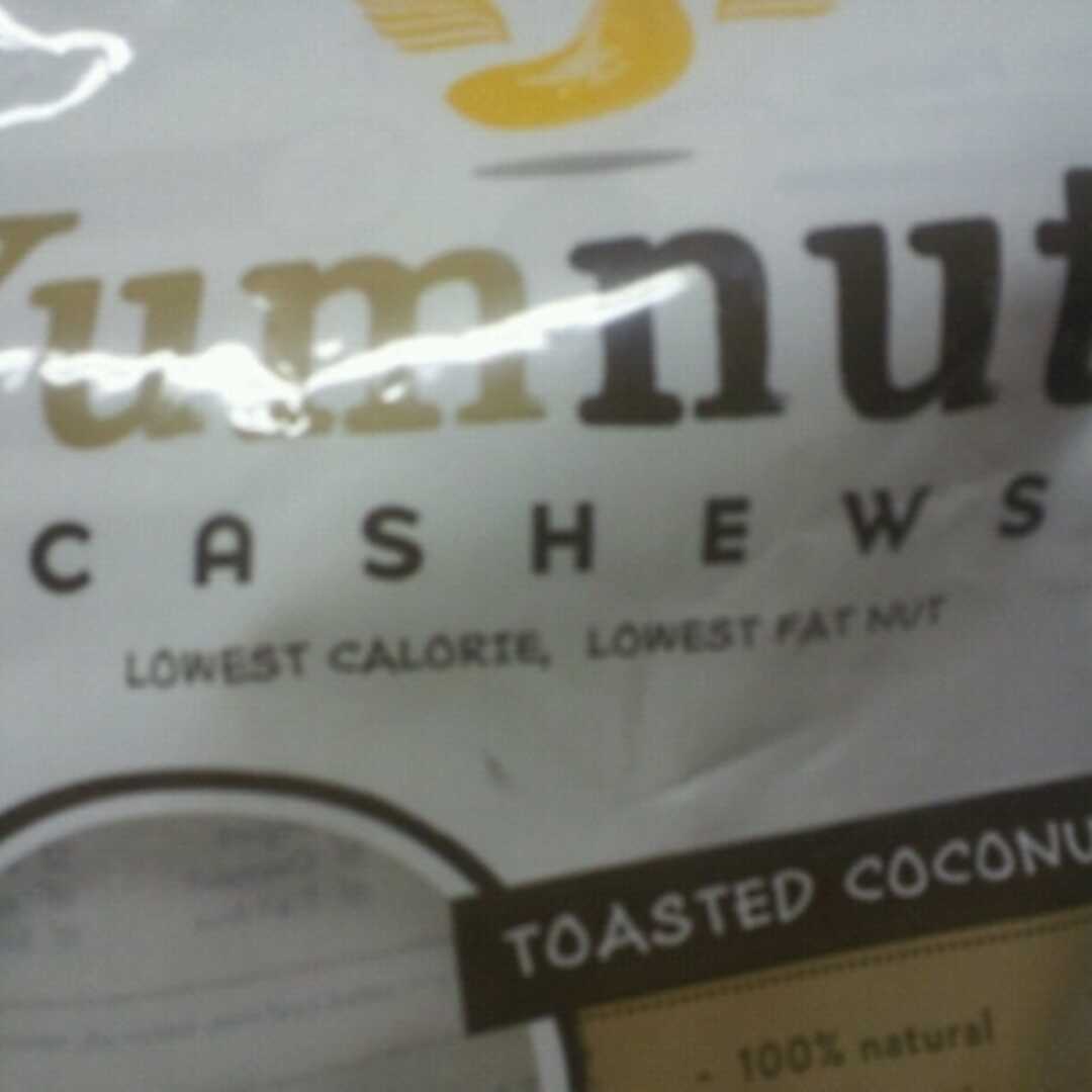 Yumnuts Naturals Slow Dry-Roasted Cashews - Toasted Coconut