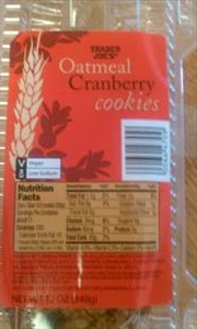 Trader Joe's Oatmeal Cranberry Cookies