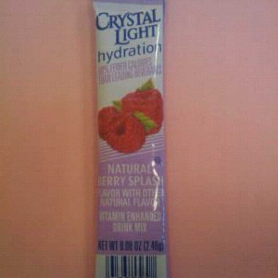 Crystal Light On The Go Hydration Natural Berry Splash