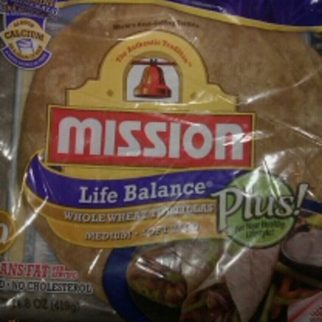 Mission Life Balance Whole Wheat Tortillas Plus! (Medium)