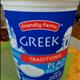 Friendly Farms Greek Traditional Plain Whole Milk Yogurt (Cup)