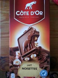 Côte d'Or Chocolat Lait Noisettes