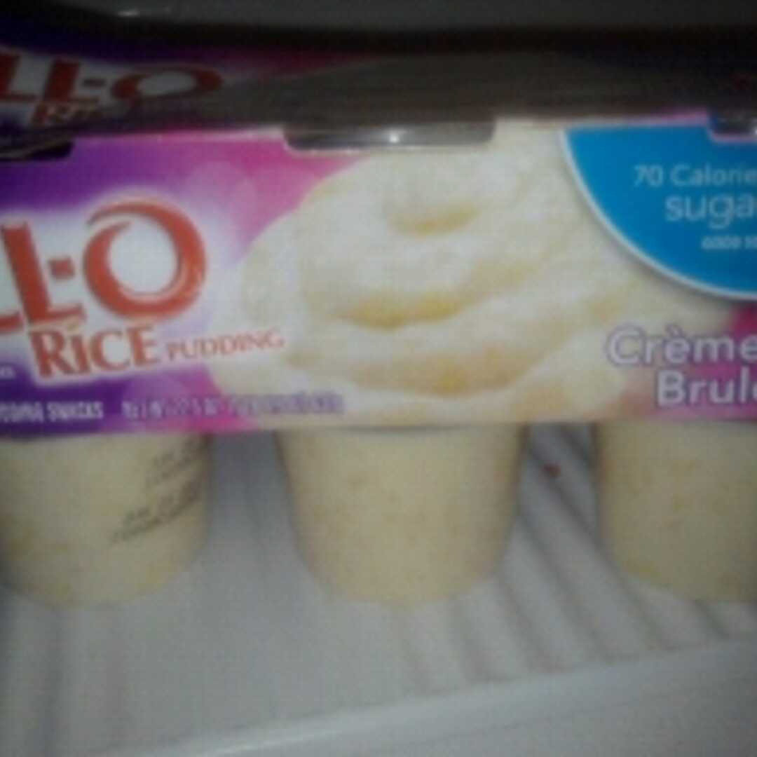 Jell-O Sugar Free Creme Brulee Rice Pudding