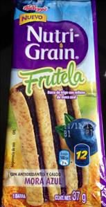 Kellogg's Nutri-Grain Frutela Mora Azul