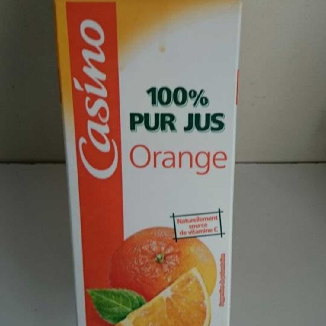 Casino 100% Pur Jus Orange avec Pulpe