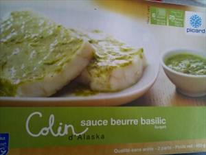 Picard Colin Sauce Beurre Basilic