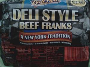 Ball Park Deli Style Beef Franks