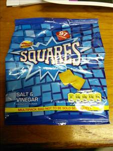 Walkers Squares Salt & Vinegar (27.5g)