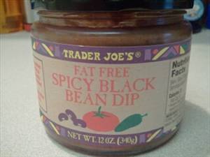 Trader Joe's Fat Free Spicy Black Bean Dip