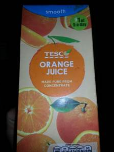Tesco Pure Orange Juice