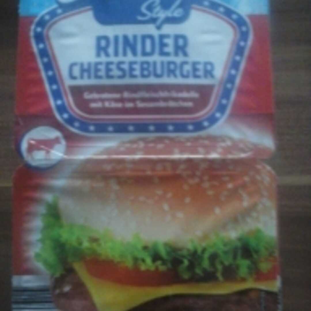 American Style Rinder Cheeseburger
