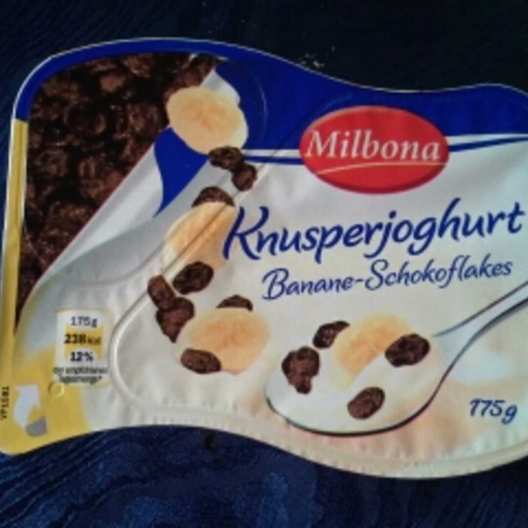 Milbona Joghurt mit Banane & Schokoflakes