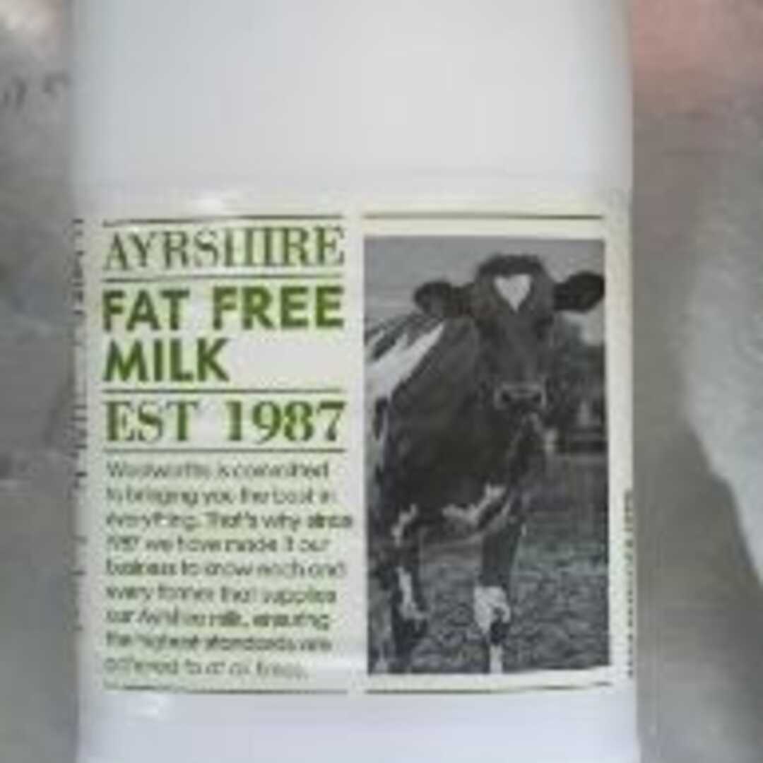 Woolworths Ayrshire Fat Free Fresh Milk