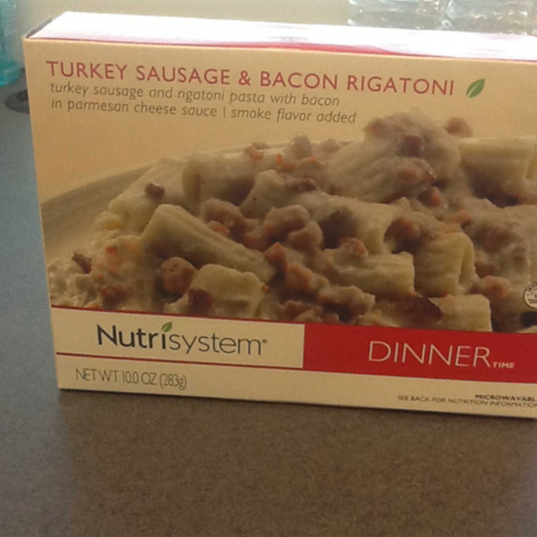 NutriSystem Turkey Sausage & Bacon Rigatoni