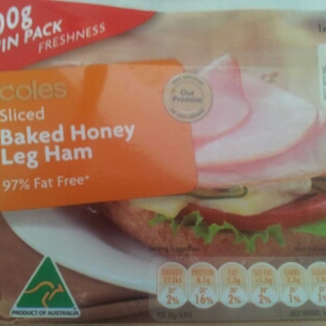 Coles Sliced Baked Honey Leg Ham