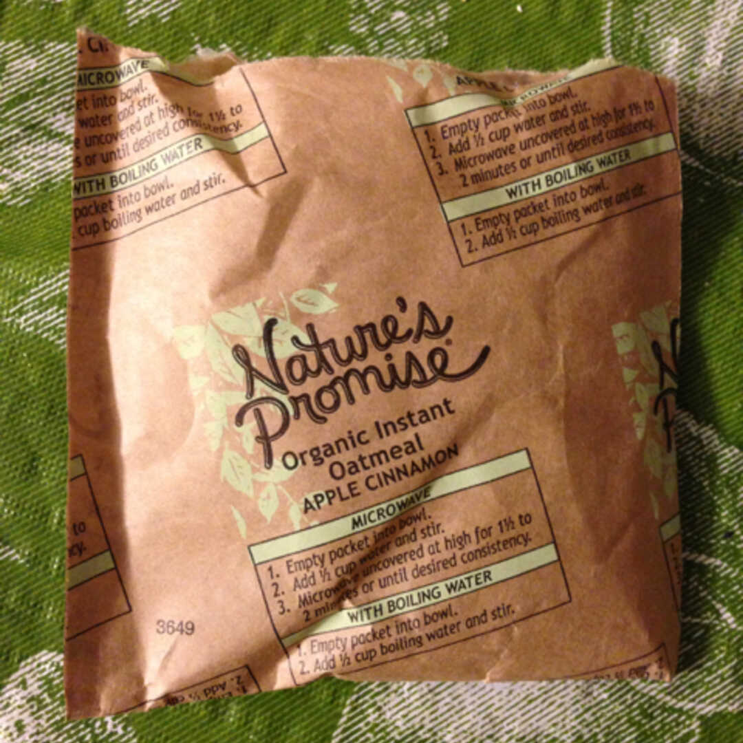 Nature's Promise  Apple Cinnamon Oatmeal