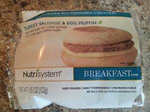 NutriSystem Turkey Sausage & Egg Muffin
