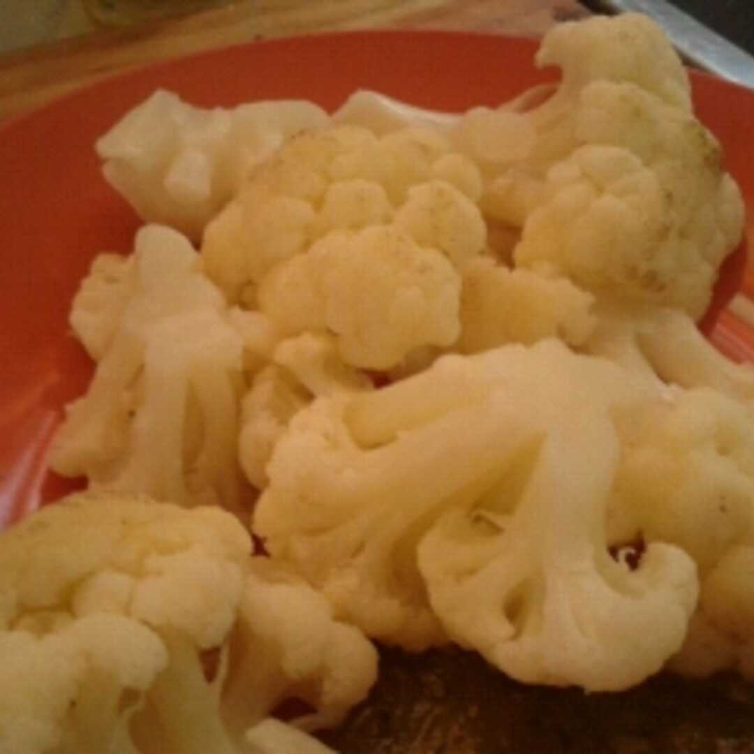 Cooked Cauliflower (Fat Not Added in Cooking)