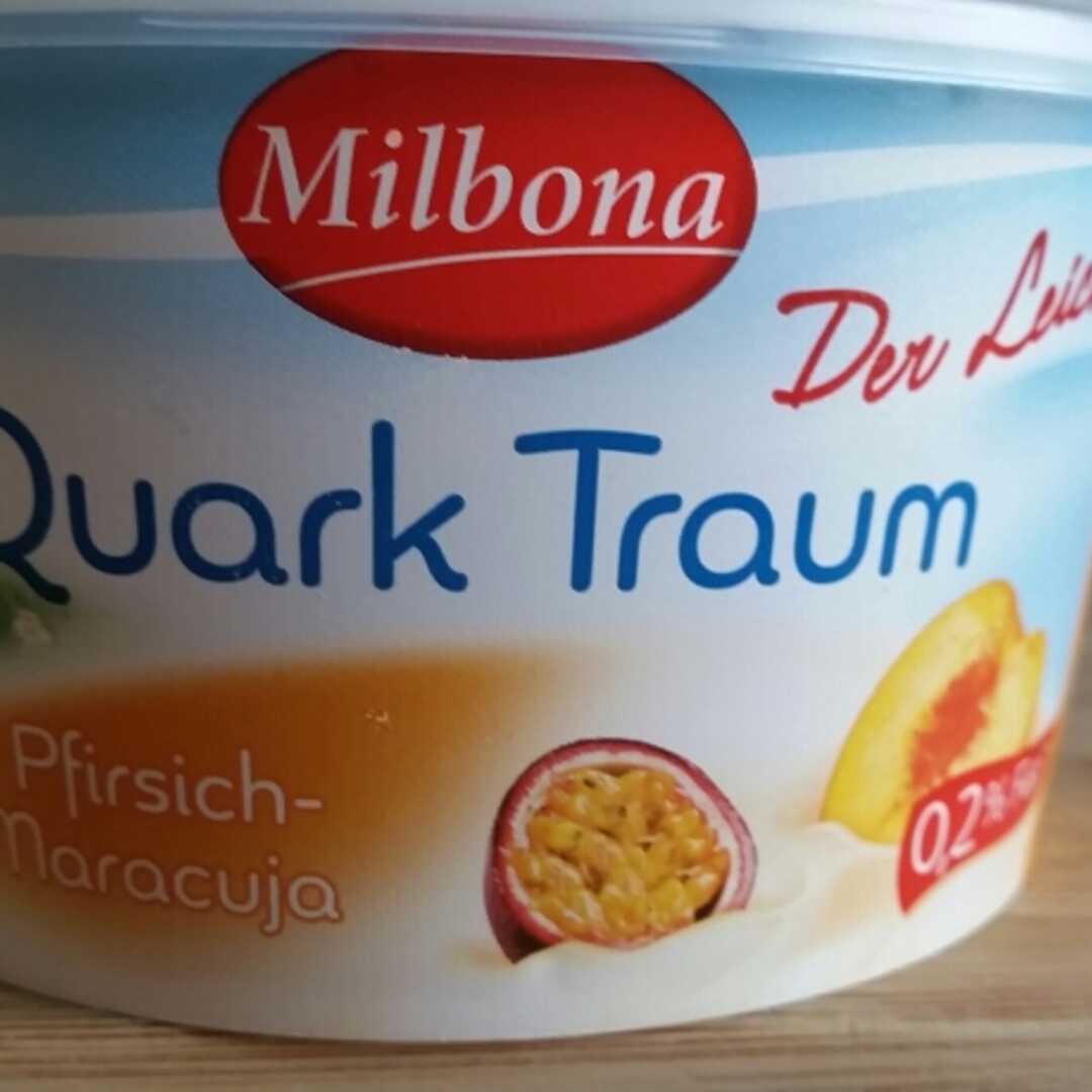Milbona Fruchtquark Pfirsich-Maracuja
