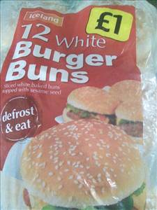 Iceland White Burger Buns