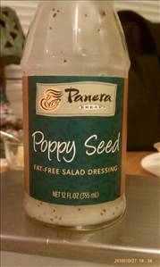 Panera Bread Fat Free Reduced-Sugar Poppyseed Dressing