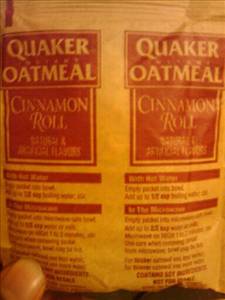 Quaker Instant Oatmeal - Cinnamon Roll