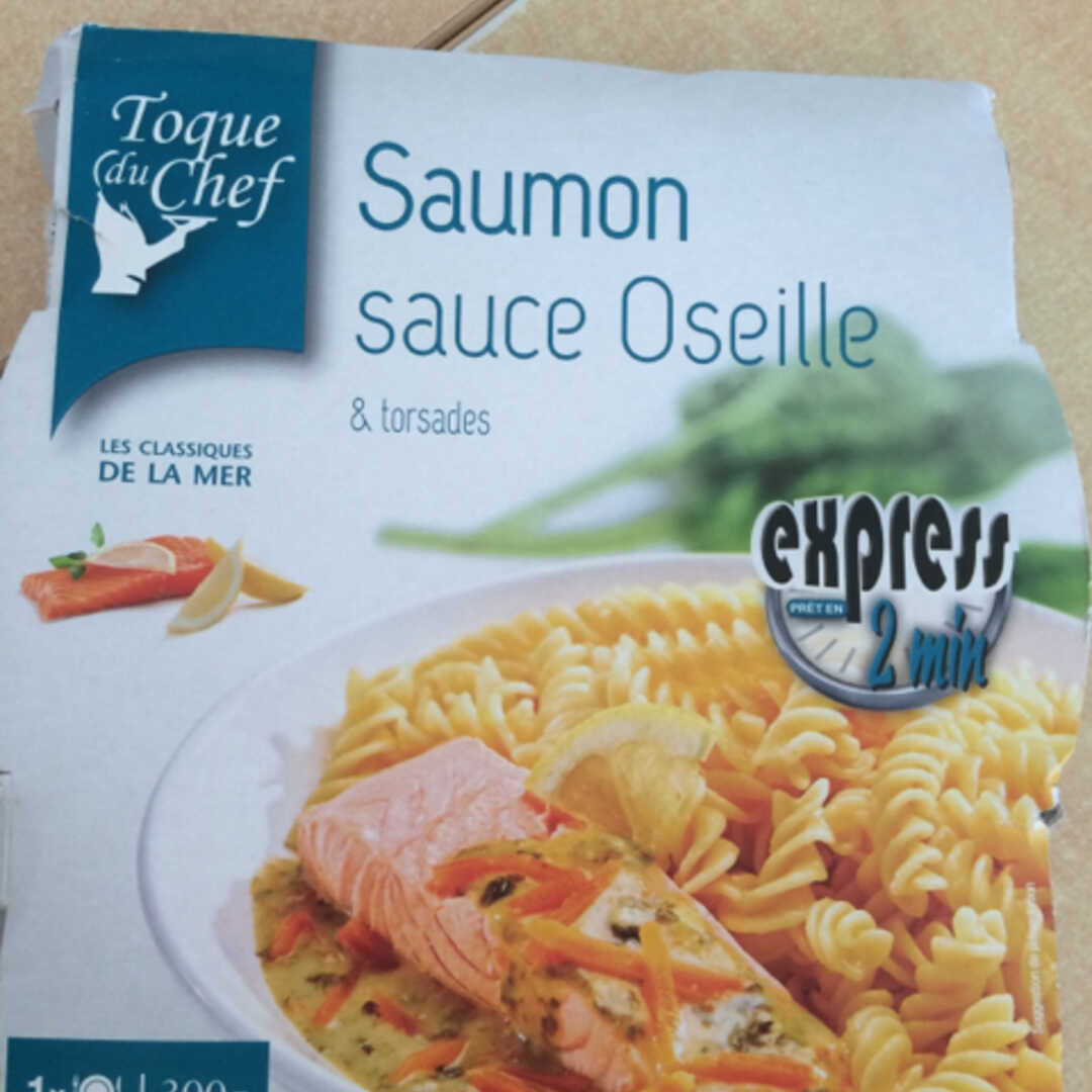 Toque du Chef Saumon Sauce Oseille et Ses Pâtes