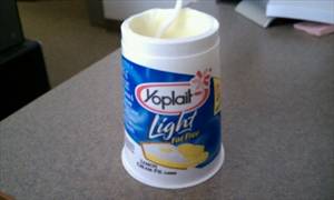 Yoplait Light Fat Free Lemon Cream Pie Yogurt