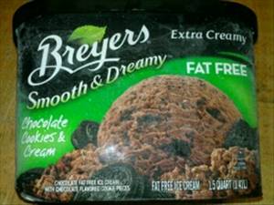 Breyers Double Churn Fat Free Chocolate Cookies & Cream