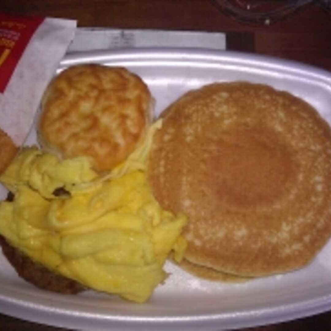 McDonald's Deluxe Breakfast without Syrup & Margarine (Regular)