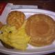McDonald's Deluxe Breakfast without Syrup & Margarine (Regular)