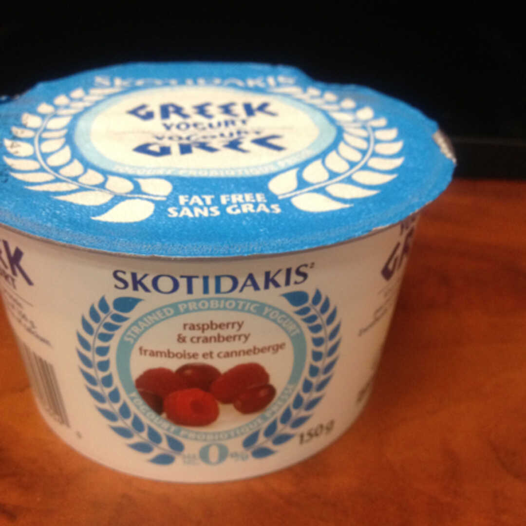 Skotidakis Greek Yogurt with Raspberry and Cranberry