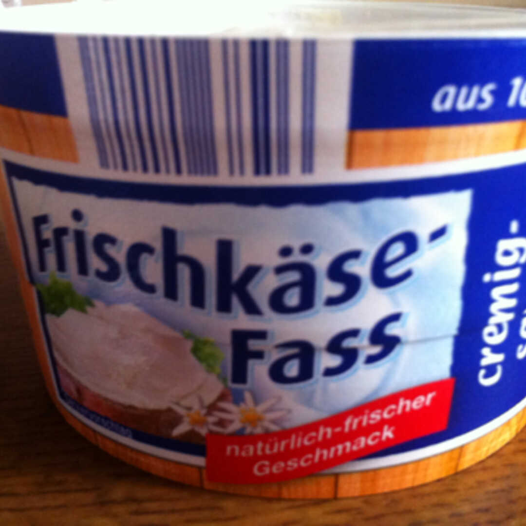 Aldi Frischkäse-Fass