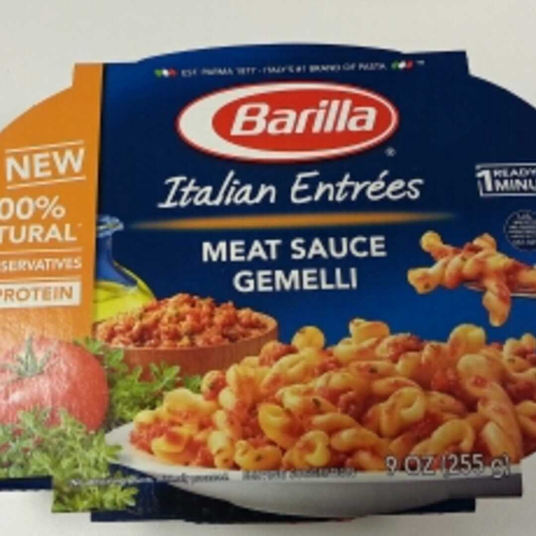 Barilla Italian Entrees Meat Sauce Gemelli