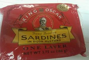 King Oscar Sardines in Dijon Mustard