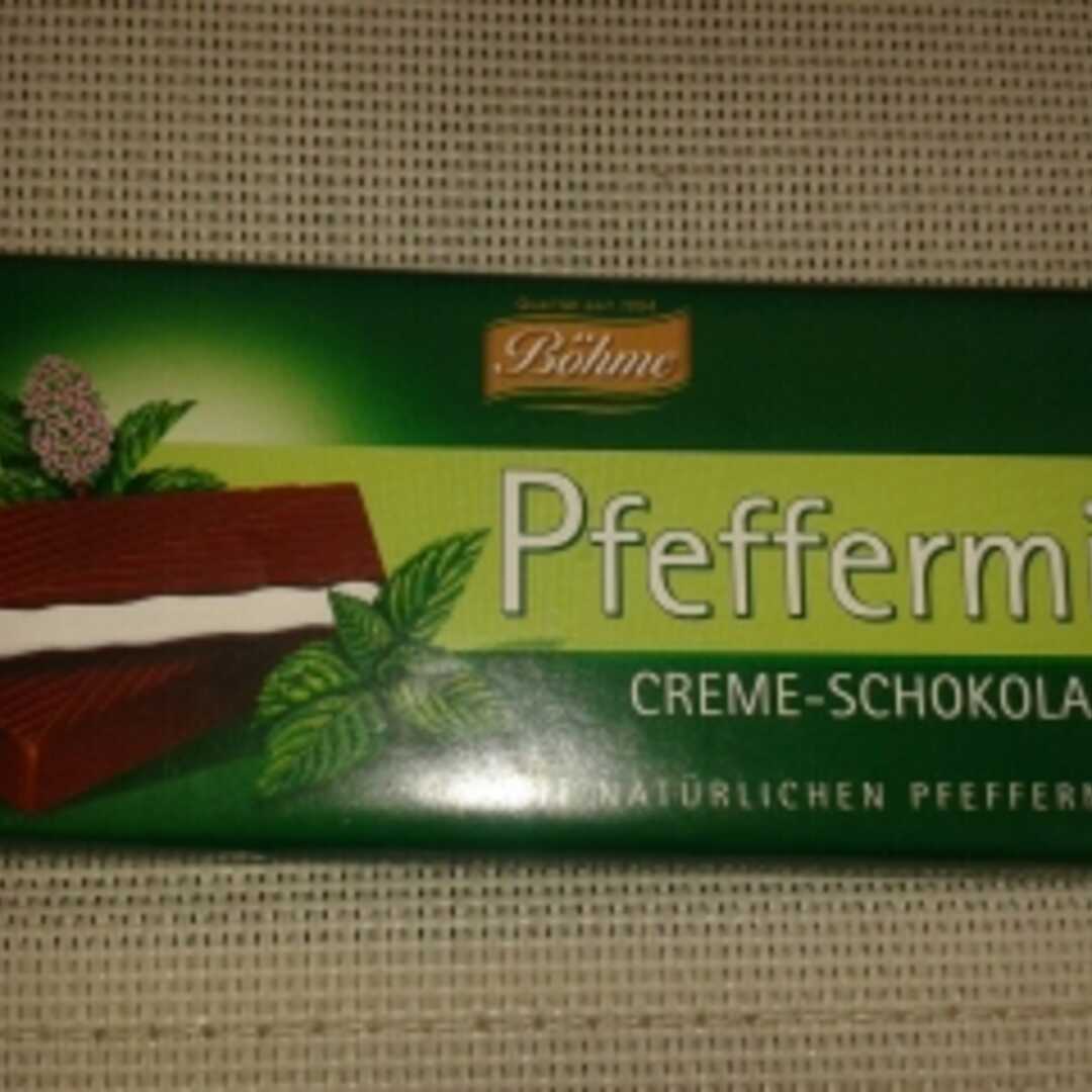 Böhme Pfefferminz Creme-Schokolade