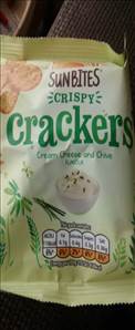 Walkers SunBites Crackers Cream Cheese & Chive