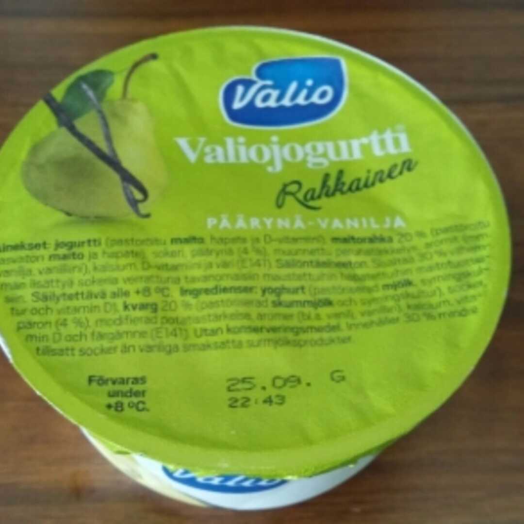 Valio Valiojogurtti Rahkainen Päärynä-Vanilja
