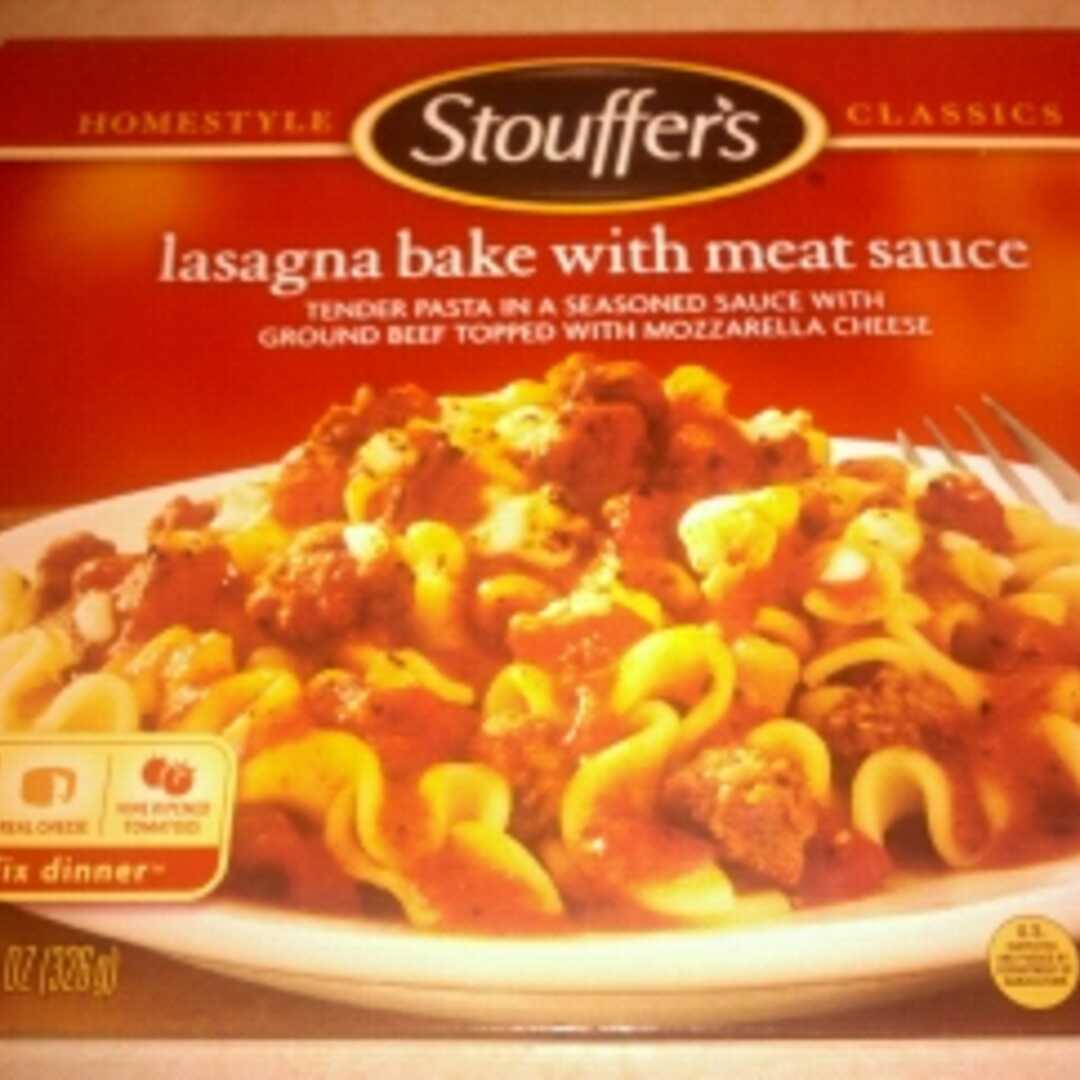 Stouffer's Satisfying Servings Lasagna with Meat & Sauce