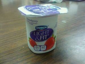 Dannon Light & Fit Yogurt - Strawberry