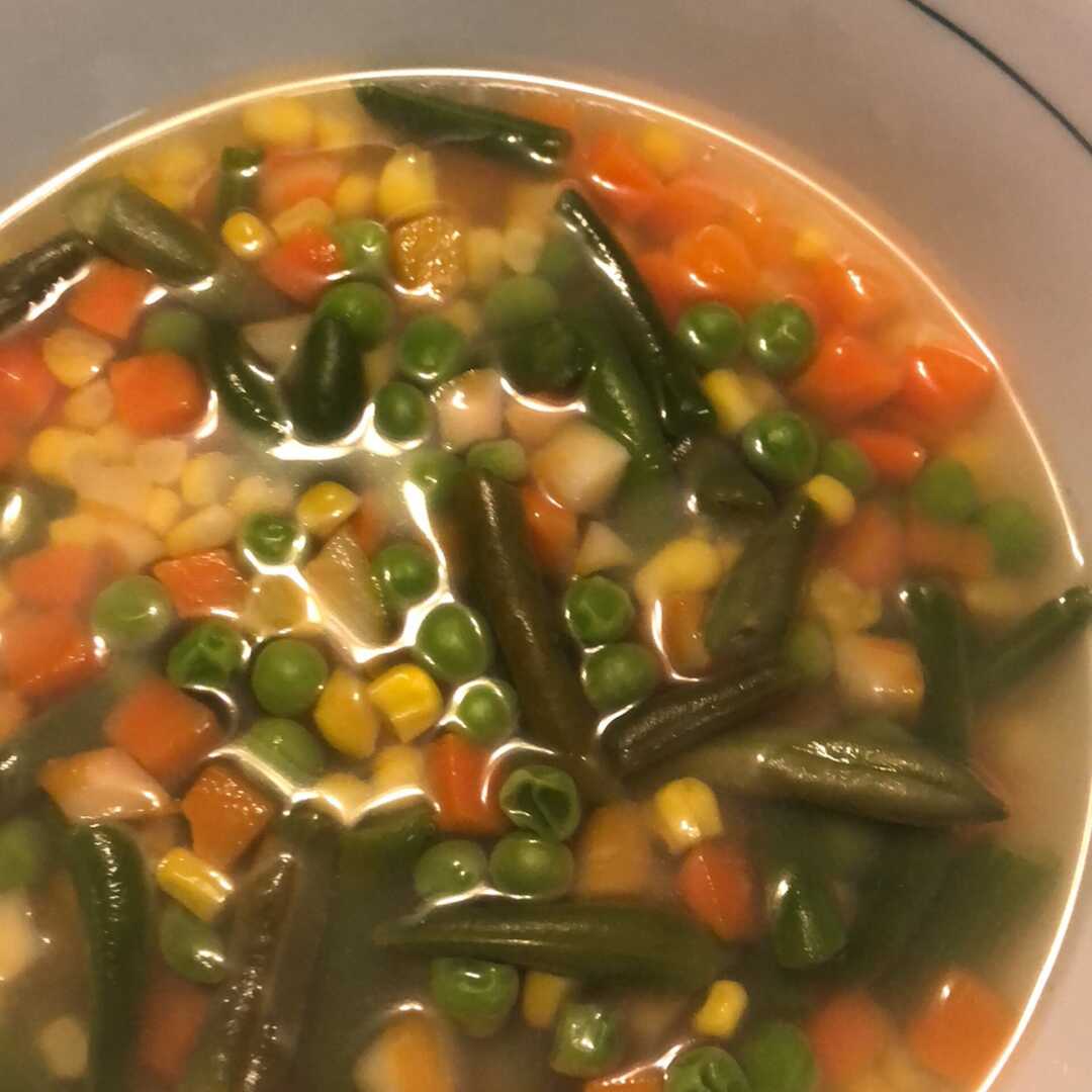 Vegetarian Vegetable Soup (Prepared with Water)