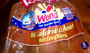 Wonder 80 Calorie Wheat Hot Dog Buns
